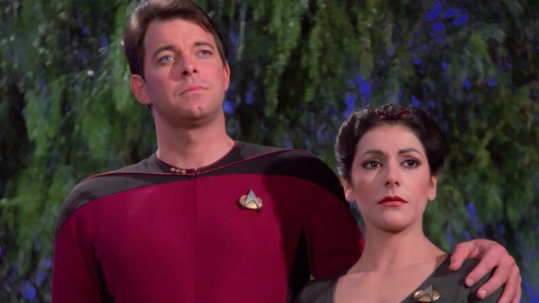 Riker and Troi