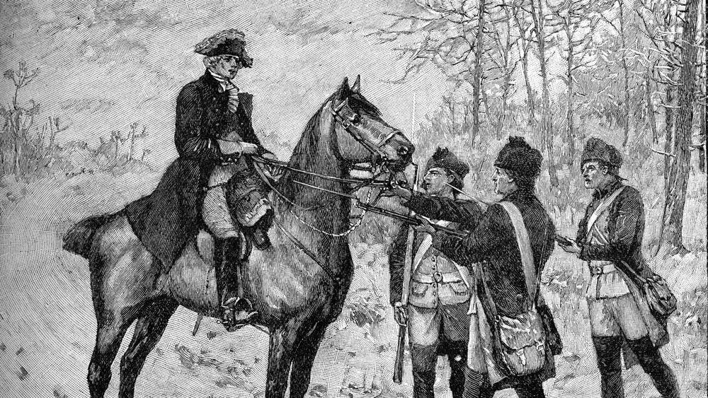 British army officer getting arrested.