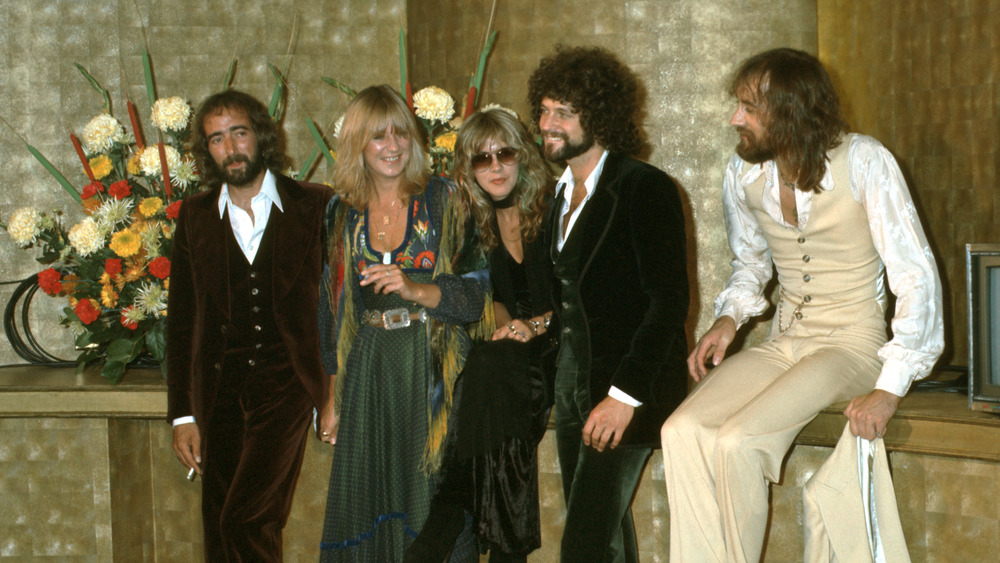 Fleetwood Mac standing and smiling