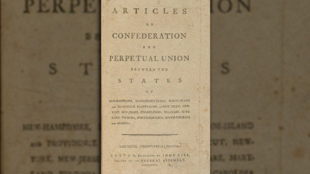 The Articles of Confederation