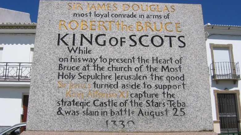 James Douglas memorial in Teba