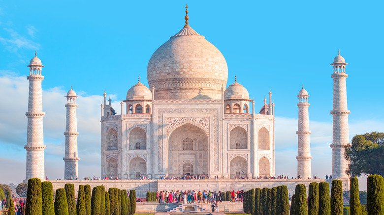 View of the Taj Mahal