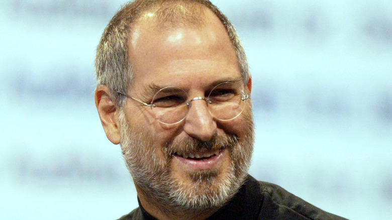 Steve Jobs smiles