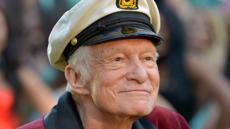 Hugh Hefner at an event