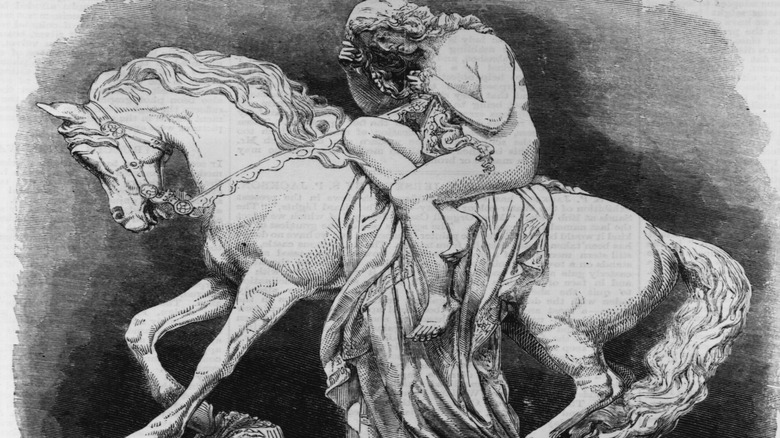 lady godiva riding horse