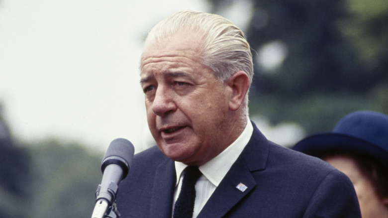 Harold Holt speaking at White House