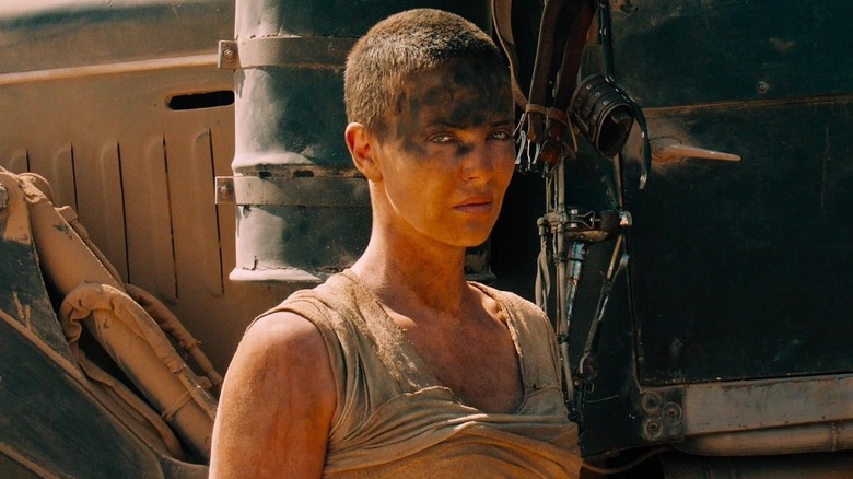 Charlize Theron's Imperator Furiosa staring in Mad Max: Fury Road