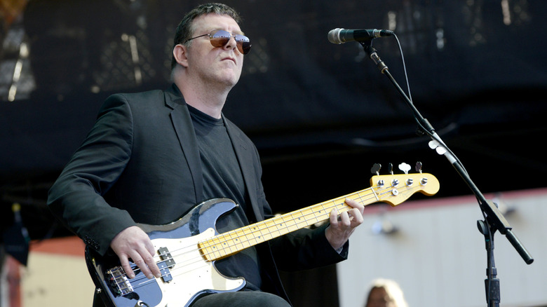 Ben Shepherd of Soundgarden playing bass onstage
