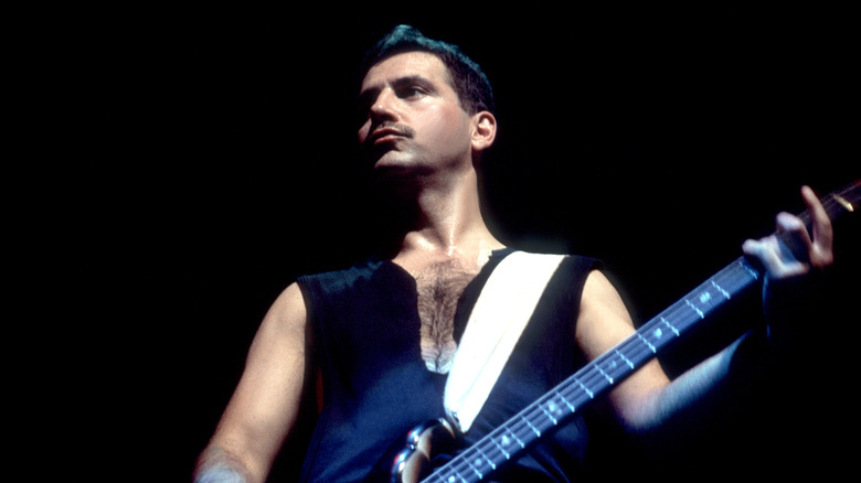 chuck panozzo playing bass in styx in the 1980s