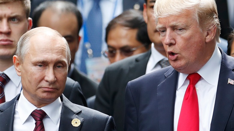 Vladimir Putin and Donald Trump