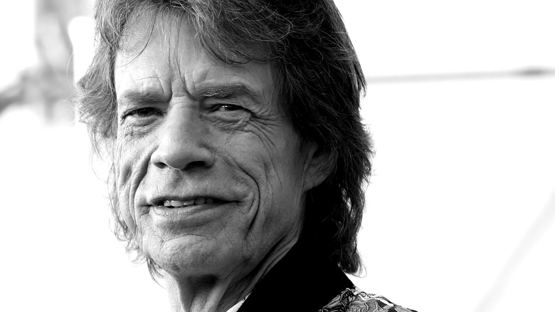 Mick Jagger smiling