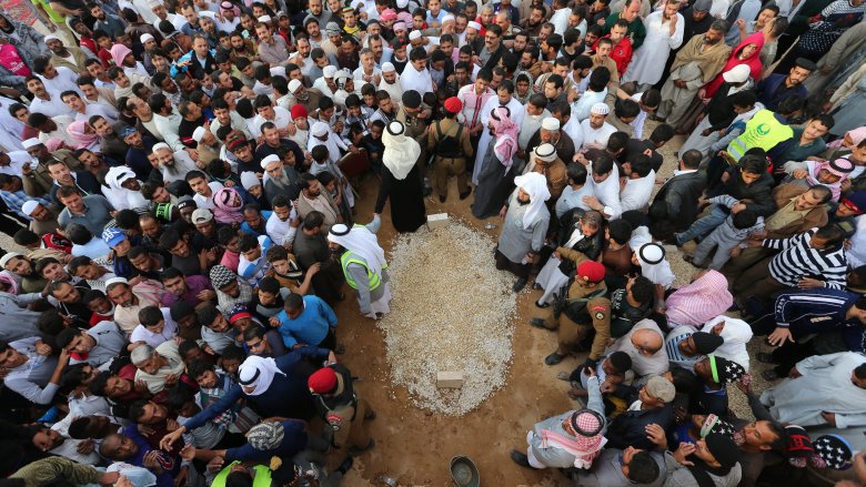 The grave of King Abdullah