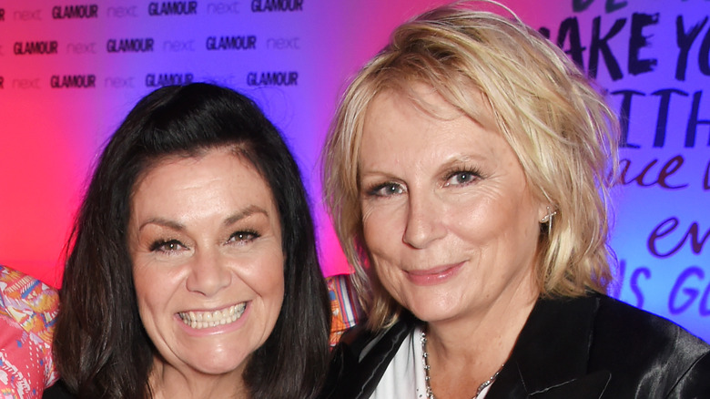 Dawn French (R) and Jennifer Saunders (L)