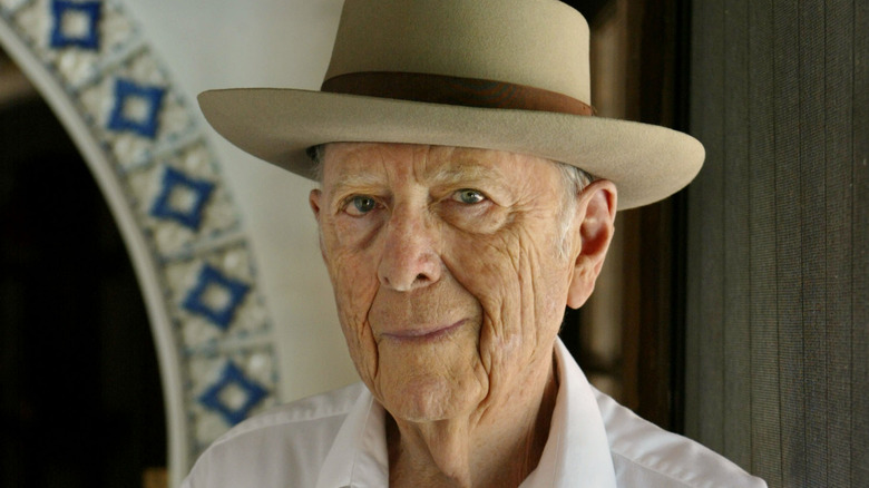 Herman Wouk smart hat smiling