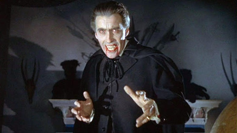 Christopher Lee as Dracula in 1958's Horror of Dracula