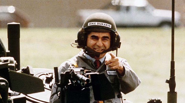 michael dukakis tank photo