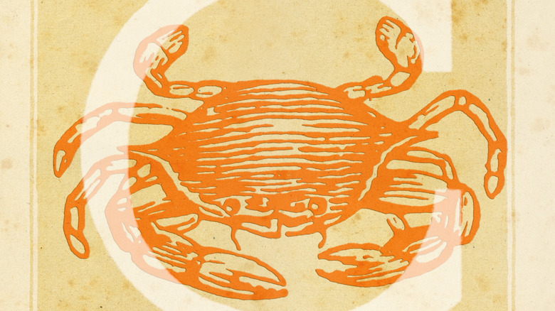 Crab painting 