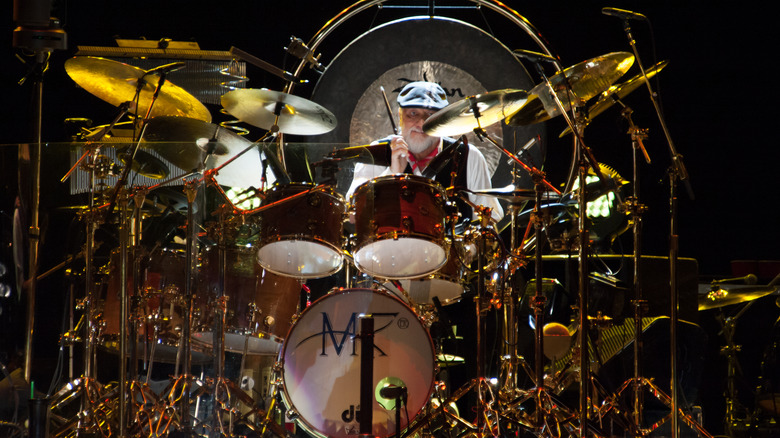 Mick Fleetwood at the drums
