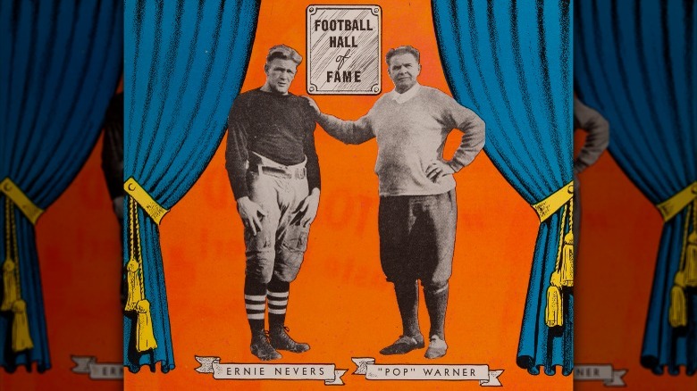 Ernie Nevers picture on poster