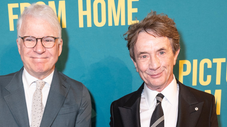 Steve Martin and Martin Short grimacing