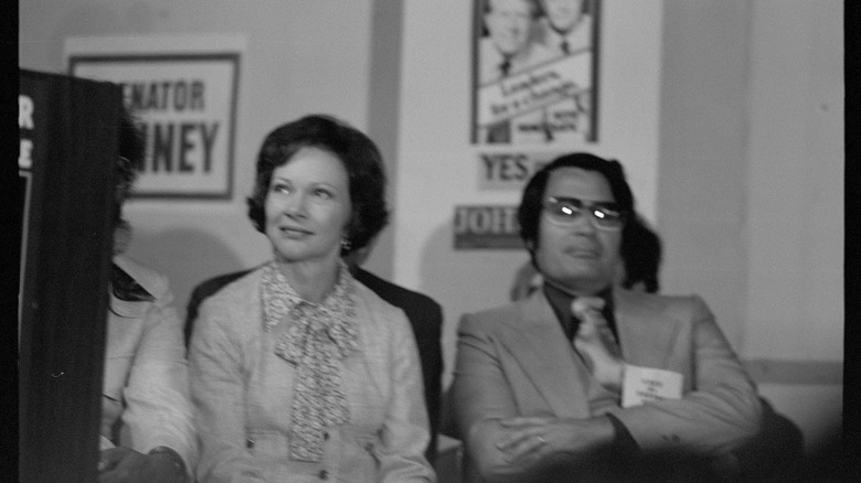 Rosalyn Carter and Jim Jones