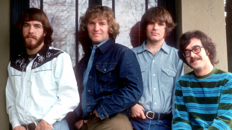 Creedence Clearwater Revival in posted 1970 publicity photo