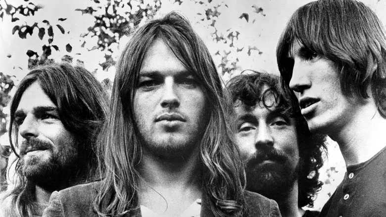 Pink Floyd outdoors in '70s publicity photo