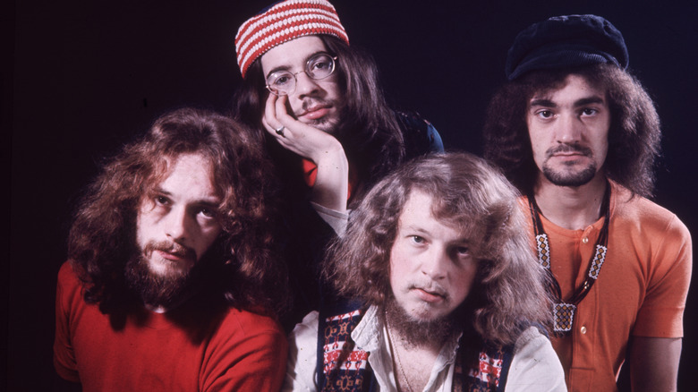 Jethro Tull looking bored in 1970 publicity photo