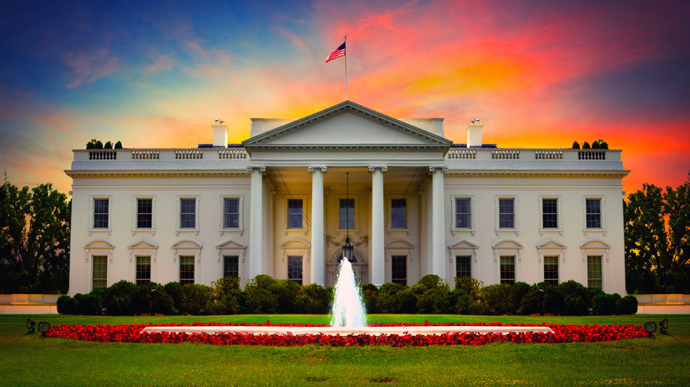 Sunset at the White House