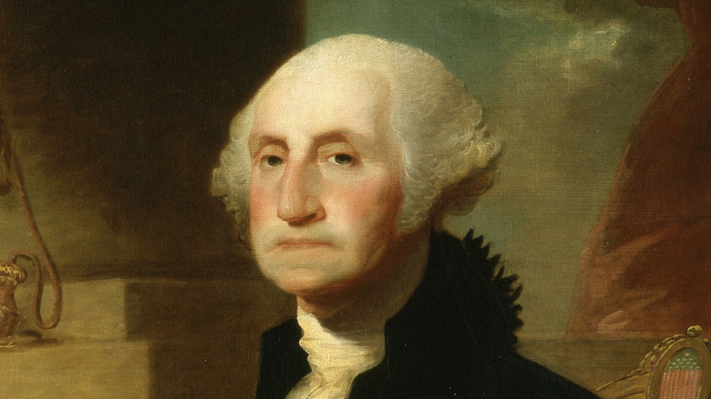 A portrait of George Washington