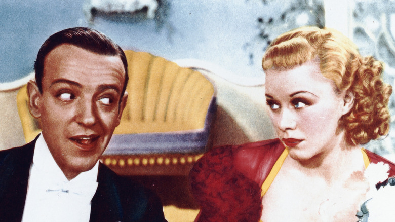 fred astaire and ginger rogers looking at each other