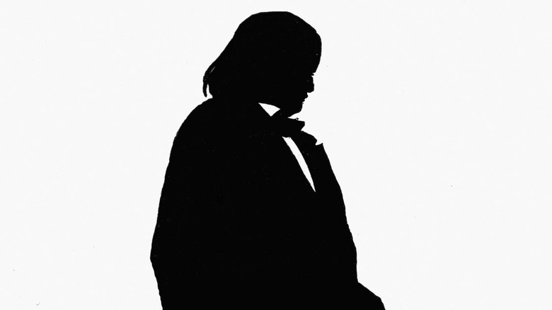 Silhouette of Robert Schumann
