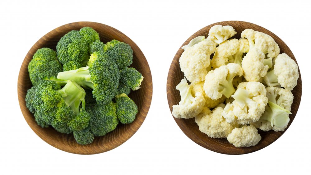 broccoli and cauliflower