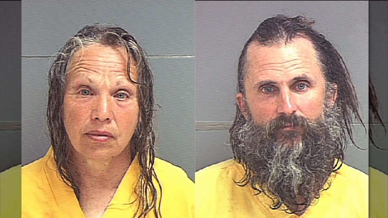 mugshots of Brian David Mitchell and Wanda Barzee