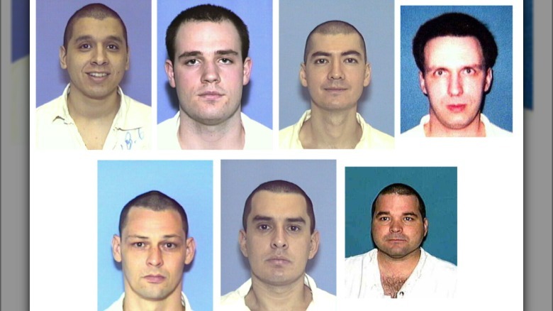 composite mugshots of the texas seven