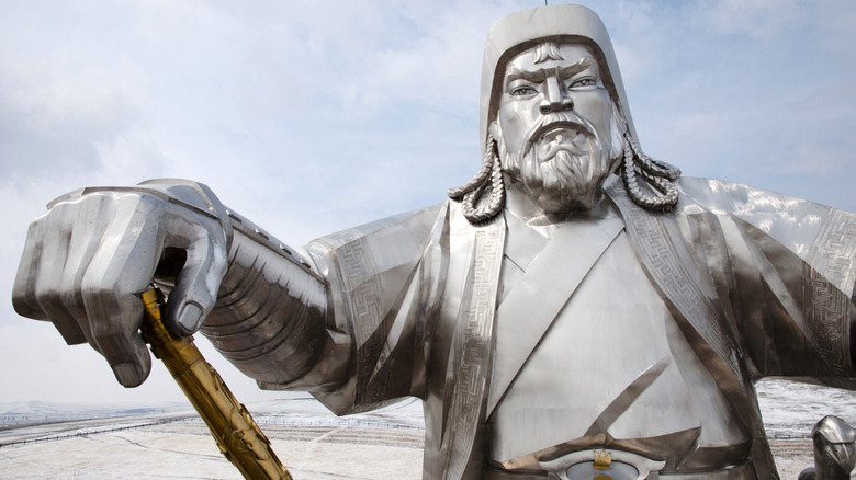 Genghis Khan statue