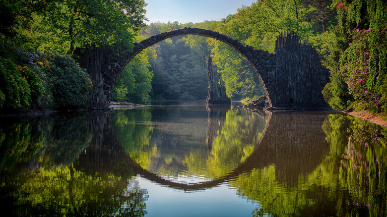 The Rakotzbrücke bridge