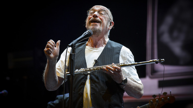 Jethro Tull's Ian Anderson performing