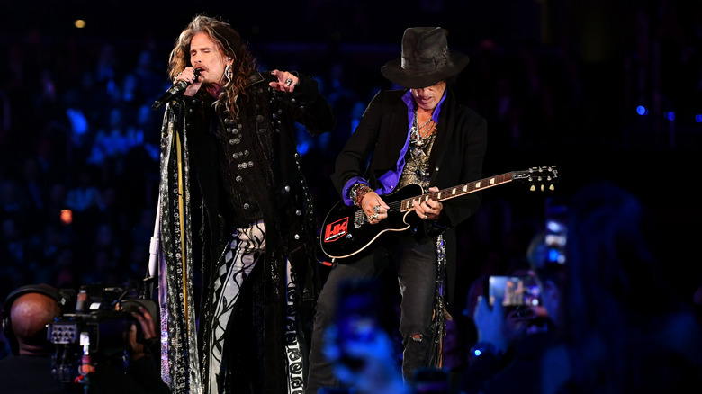 Steven and Joe onstage
