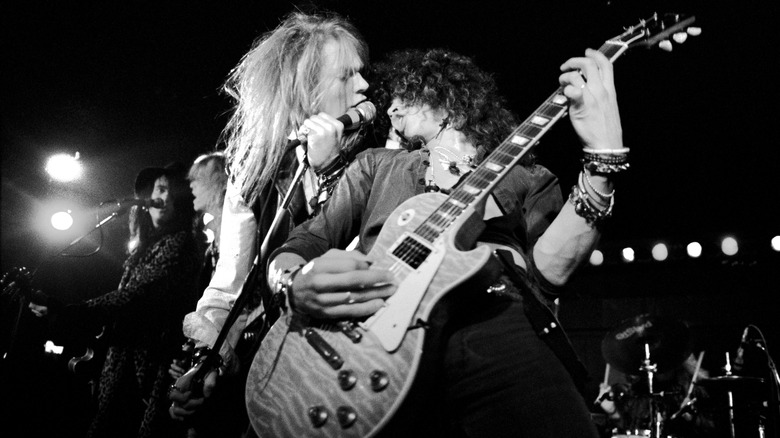 Axl Rose and Izzy Stradlin