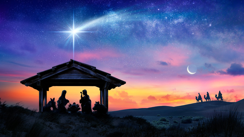 Star and a manger
