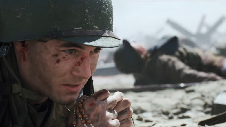 solider praying