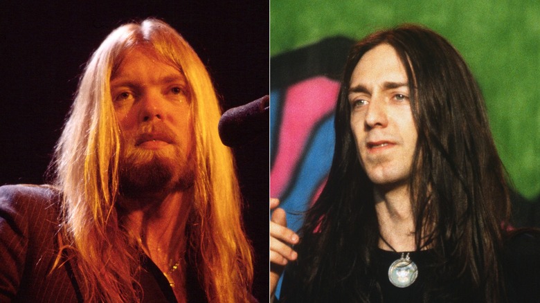 Split image of Gregg Allman and Chris Robinson