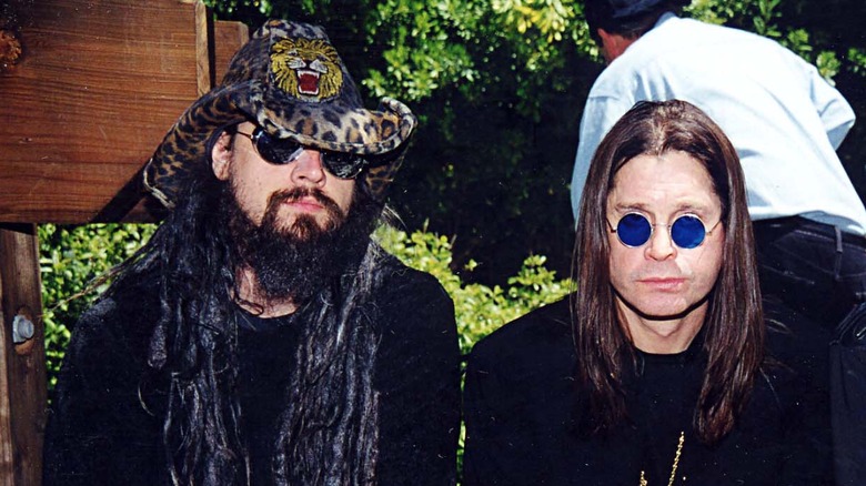 Rob Zombie seated alongside Ozzy Osbourne