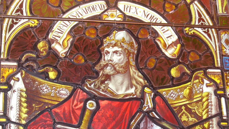 King Harald stained glass