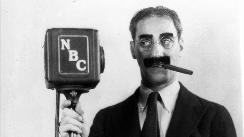 Groucho Marx with a cigar