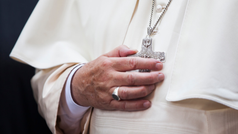 Papal robes and symbols