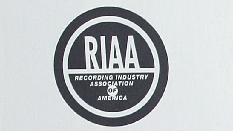 RIAA logo on white background