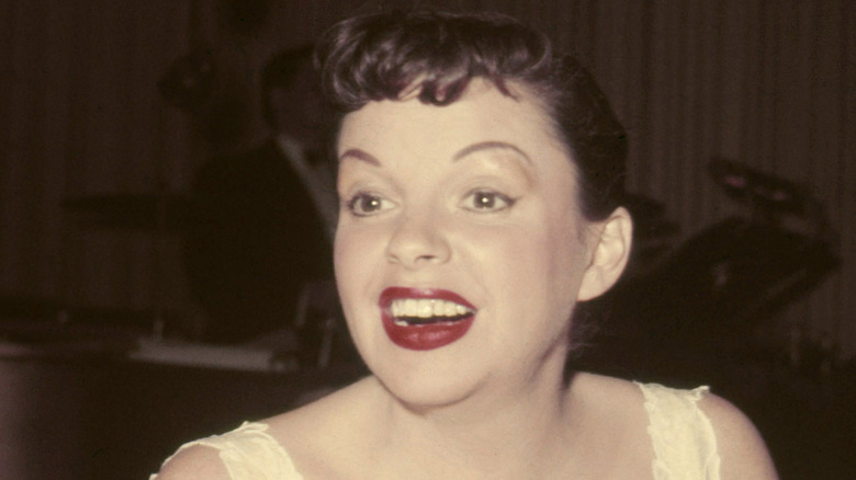 Judy Garland smiling