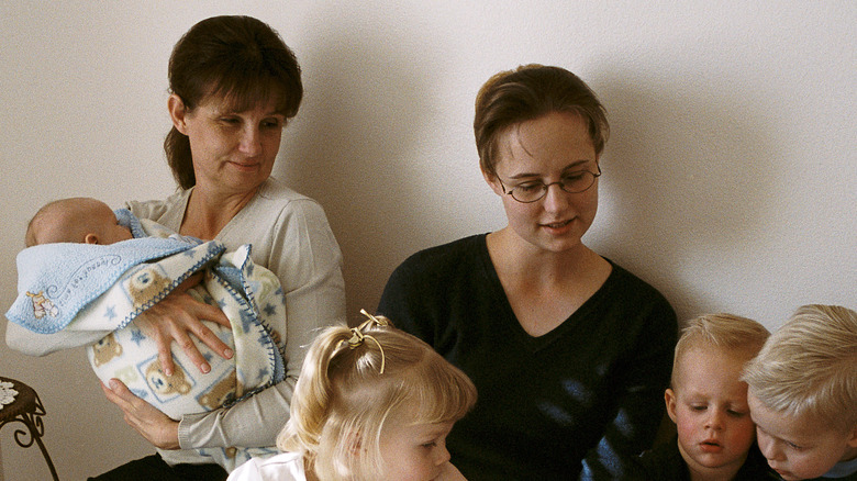 Polygamous mormon household